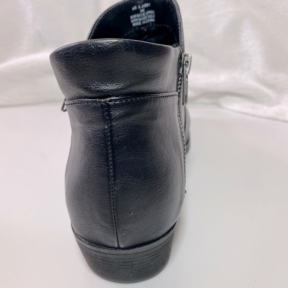 AMERICAN RAG Women's Black Smooth Faux Leather Abby Ankle Booties - Picture 7 of 14